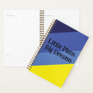 Minimal Gradient Notebook – Yellow & Blue Theme Planner