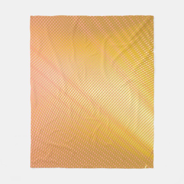 Minimal Gradient Pattern. Duo Tone Cover Design. G Fleece Blanket (Front)