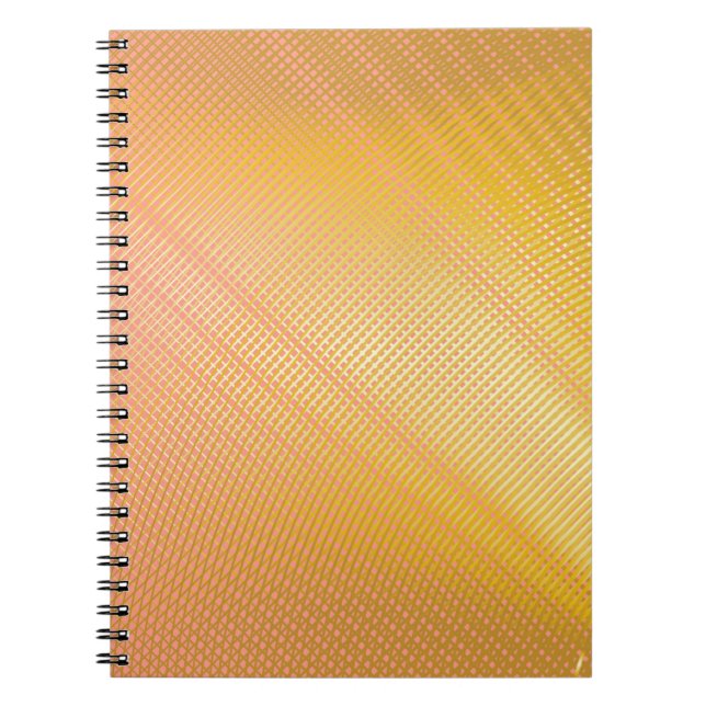 Minimal Gradient Pattern. Duo Tone Cover Design. G Notebook (Front)
