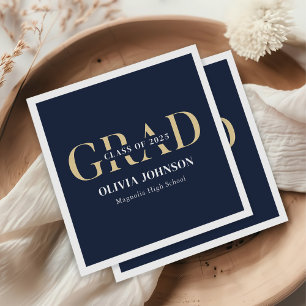 Minimal Graduation Party Napkin