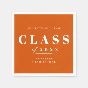 Minimal Graduation Party Napkin
