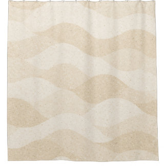 Minimal Grain Texture ,Soft, Neutral pattern Shower Curtain