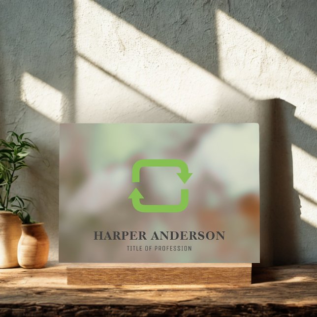  Minimal Green Eco-Friendly Professional  Acrylic Sign (Creator Uploaded)