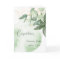 Minimal Green Leaves Personalised Wedding