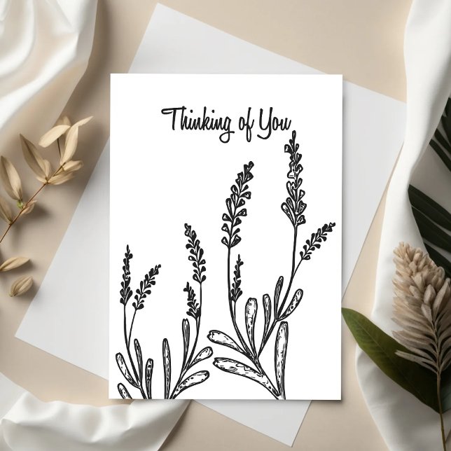Minimal Greenery — Sympathy Card (Creator Uploaded)