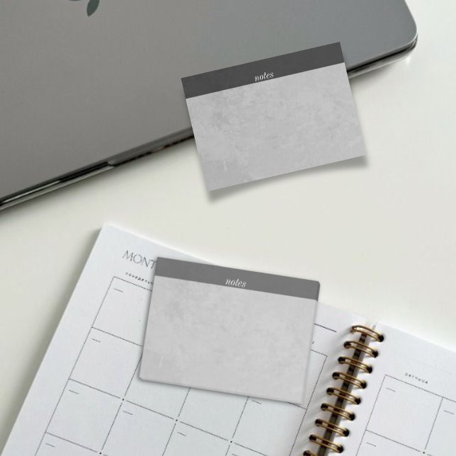 Minimal Grey 'Notes' for Office & Personal Use |  Post-it Notes (Creator Uploaded)