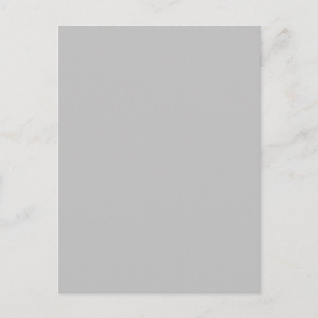 Minimal Grey Postcard | Clean Modern Design (Front)