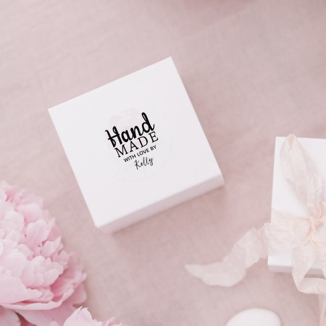 Minimal Handmade, Script  Rubber Stamp (Creator Uploaded)