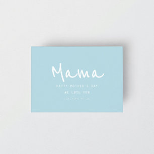 Minimal Handwritten Elegant Modern Mother's Day Card