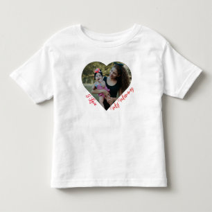 Minimal Heart photo I Love My Mummy T-Shirt