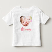 Minimal Heart photo I Love My Mummy Toddler T-Shirt (Front)