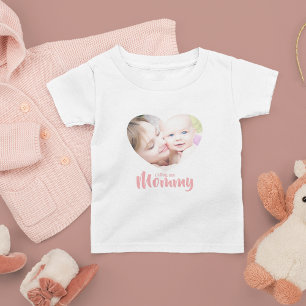 Minimal Heart photo I Love My Mummy Toddler T-Shirt