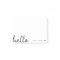 Minimal Hello | Modern Heart Clean Simple White