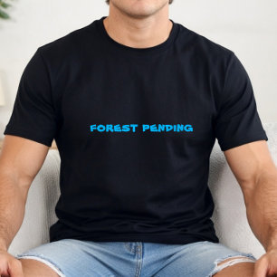 Minimal hiking nature lover turquoise T-Shirt