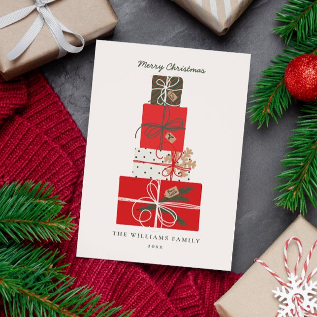 Minimal Holiday Scandi Style Gifts Stack Non-Photo (Creator Uploaded)