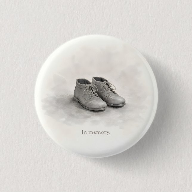 Minimal Holocaust Remembrance Day  3 Cm Round Badge (Front)