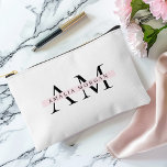 Minimal Initial & Personalised  Accessory Pouch<br><div class="desc">Travel in style with this Minimal Pastel Pink Initial & Personalised Duffle Bag. Featuring a sleek and minimalist design, this duffle bag is perfect for weekend getaways, gym sessions, or daily commutes. The soft pastel pink background adds a touch of elegance and femininity, while the personalised initial or name makes...</div>