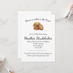 Minimal Invitation   freshly baked
