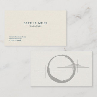 Minimal Japanese Business Card