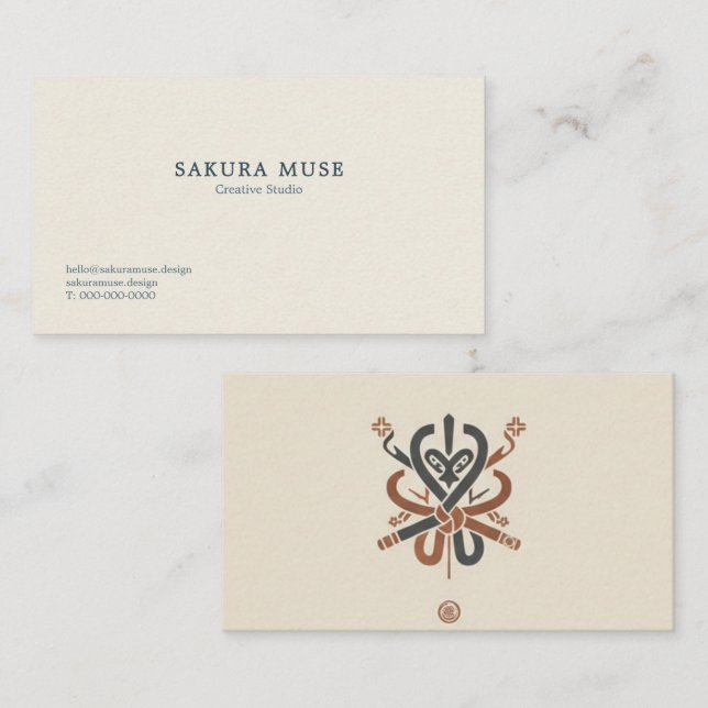 Minimal Japanese Business Card  (Front/Back)