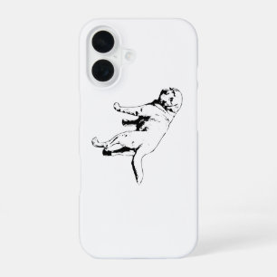 Minimal Lab, Eyes Over the Shoulder iPhone 16 Case
