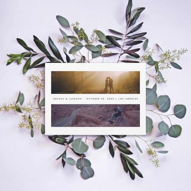 Minimal Landscape Photos Save The Date (Creator Uploaded)