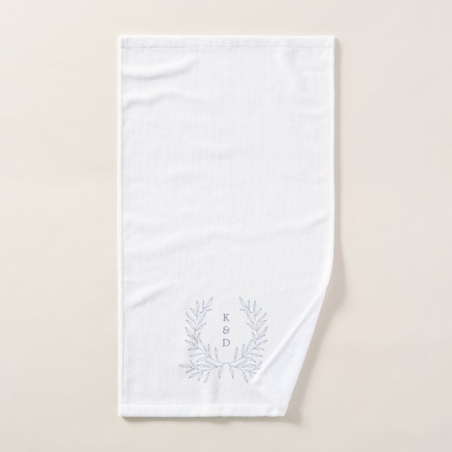 Minimal Laurel Formal Wedding K310 Hand Towel (Hand Towel)