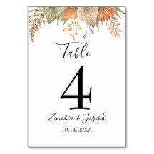 Minimal Leaf Boho Floral Wedding