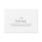 Minimal Leaf | Dark Grey Wedding Website RSVP