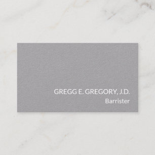 Minimal, Legal Professional Business Card