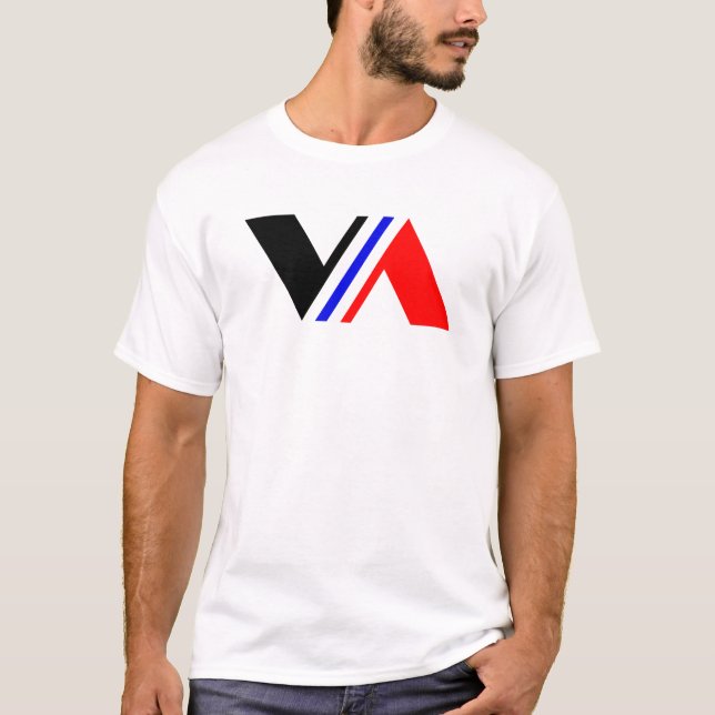 Minimal Letter VA Classic  T-Shirt (Front)
