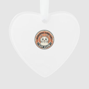 Minimal Line Art Cat Cat Lover Gift - Minimal Line Ornament