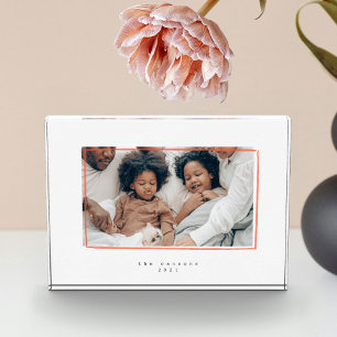 Minimal Lines Custom Photo Block