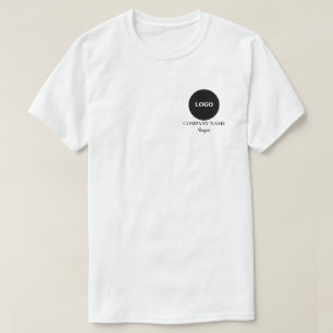 Minimal Logo company name Slogan Business T-Shirt