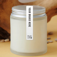 Minimal Logo Tamper Proof Skinny Waterproof Label