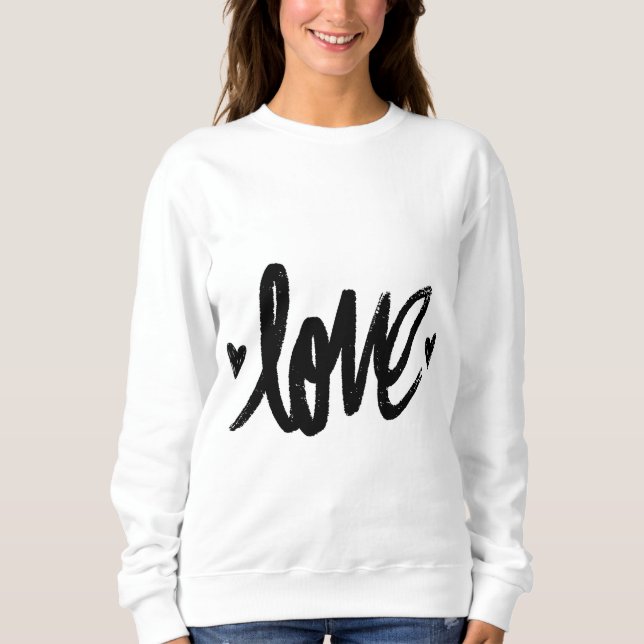  Minimal Love  Sweatshirt (Front)
