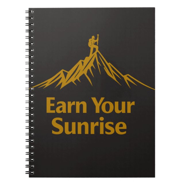 Minimal Luxury Motivation Design Notebook (Front)