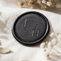 Minimal Luxury Wedding Monogram Couple Initials 