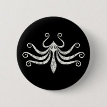 Minimal Marine Style Minoan Octopus (distressed)