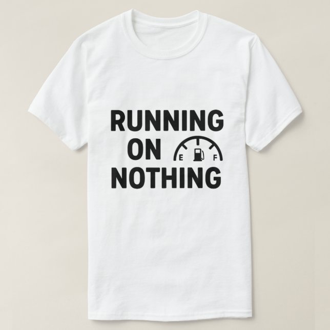 Minimal Meme Energy Design T-Shirt (Design Front)