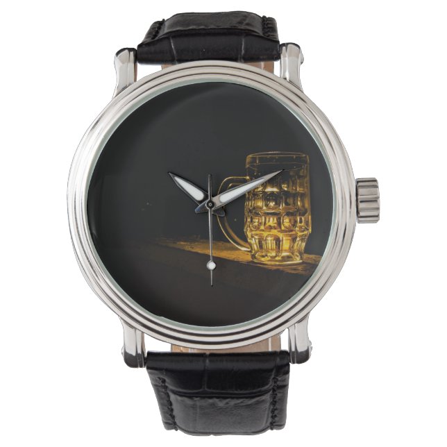 Minimal Minimalist Beer Time Watch (Front)