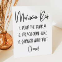 Minimal Minimalist Plain Simple Basic Mimosa Bar