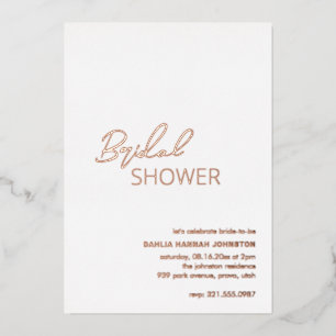 Minimal Modern Bridal Shower