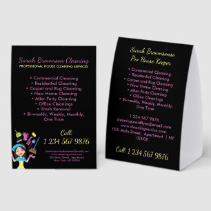 Minimal Modern Commercial Janitorial Maid cleaning