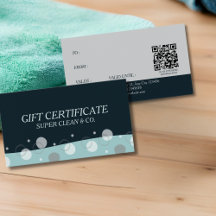 Minimal Modern Dark Blue Cleaning Services