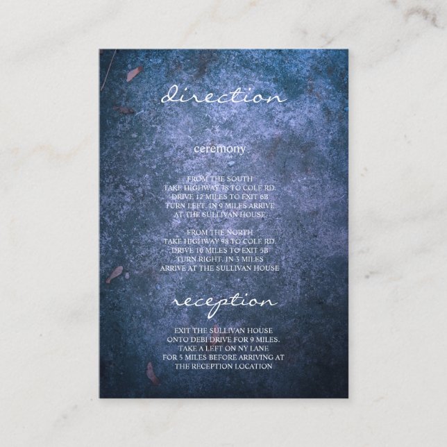 Minimal Modern Delicate Floral Monogram Wedding Enclosure Card (Front)