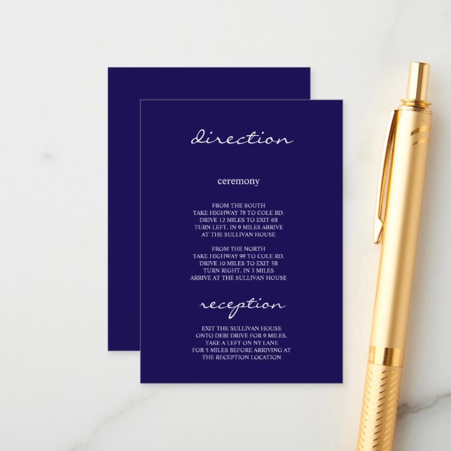 Minimal Modern Delicate Floral Monogram Wedding Enclosure Card (Front/Back In Situ)
