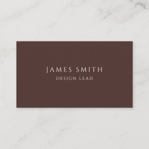 Minimal Modern Design Lead Business Card
