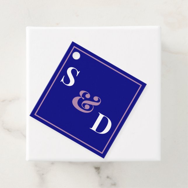 Minimal Modern Editable Wedding Favour Tags (In Situ)