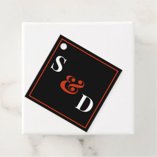 Minimal Modern Editable Wedding Favour Tags